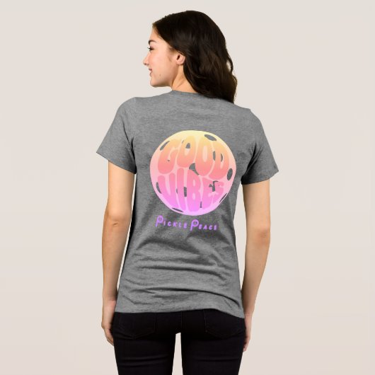 T-shirt En Tri-matière Good Vibes Pastels (Verso intégral)
