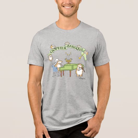 T-shirt En Tri-matière GOPHER BAROQUE par Sandra Boynton (Recto)