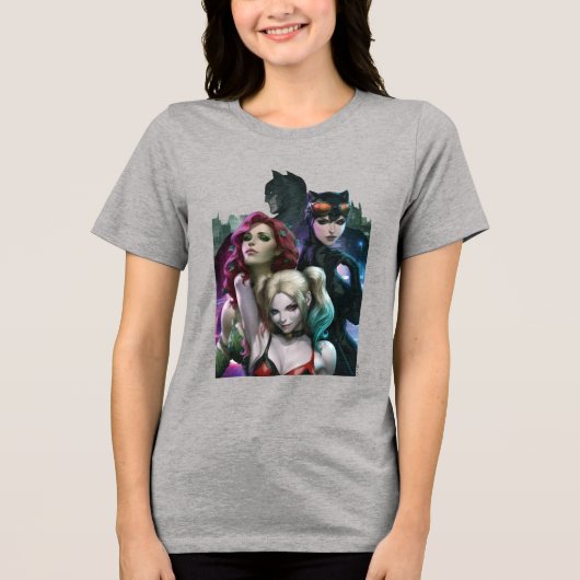 T-shirt En Tri-matière Gotham City Sirens #1000 Comic Cover Variant (Recto)
