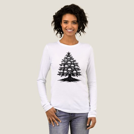 T-shirt En Tri-matière Gothic Christmas Tree II (Recto complet)