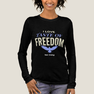 T-shirt En Tri-matière Goût Rétro Patriotique de la Liberté Vintage Ameri