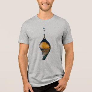 T-shirt En Tri-matière Gouttes de rosée gelées - L'élégance glacée de la