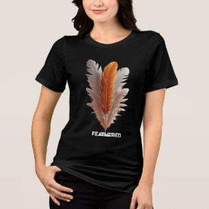 T-shirt En Tri-matière Grâce centrée Équilibre plumeux Quiétude Élégance