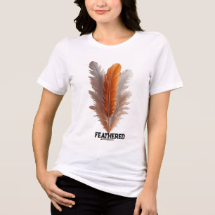 T-shirt En Tri-matière Grâce centrée Équilibre plumeux Quiétude Élégance