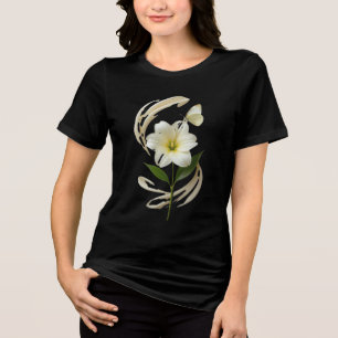 T-shirt En Tri-matière Grâce éphémère Fleurir et dériver Équilibre délica