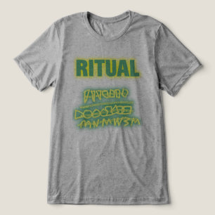 T-shirt En Tri-matière Graffiti rituel lumineux