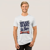 T-shirt En Tri-matière Graisse Gears Glory Multi Wrench Conception mécani (Recto plein)