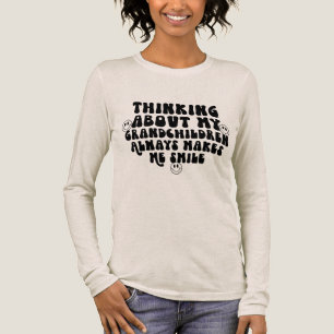 T-shirt En Tri-matière Grand-mère, petits-enfants, sourire au mot