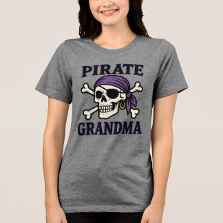 T-shirt En Tri-matière Grand-mère pirate - Crâne -