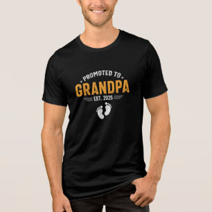 T-shirt En Tri-matière Grand-Père Est 2025 Bientôt Être Grand-Père