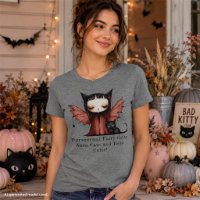 Graphisme de fée chat mignonne et effrayante pour