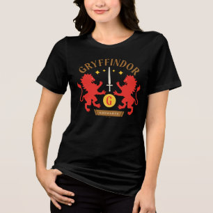 T-shirt En Tri-matière Graphisme du double lion et de l'épée de la maison