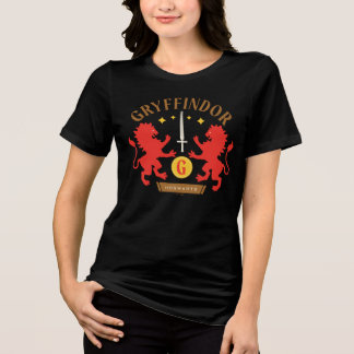 T-shirt En Tri-matière Graphisme du double lion et de l'épée de la maison