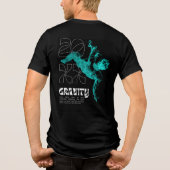 T-shirt En Tri-matière Gravity Dance 2025 - Dynamic Aqua Figure (Verso)