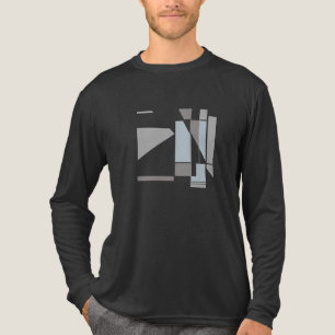 T-shirt En Tri-matière Gray Géométrique MCM d'inspiration Abstrait