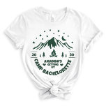 T-shirt En Tri-matière Green Bridesmaid Camping Bachelorette Party<br><div class="desc">Accédez à votre week-end de bachelorette sur le thème du camping en utilisant ce tee amusant et élégant pour la fête de la mariée avec des éléments verts d'extérieur à thème! Si vous avez des questions ou des demandes concernant la conception, veuillez nous contacter par l’intermédiaire du conversation; nous serons...</div>