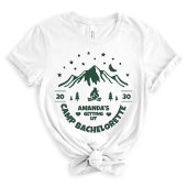T-shirt En Tri-matière Green Bridesmaid Camping Bachelorette Party