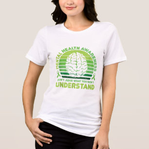 T-shirt En Tri-matière Green Ribbon Warrior & Supporters - Mental Hea