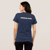 T-shirt En Tri-matière GREENLAND Special Tourist Cadeau Classique Custom (Verso intégral)