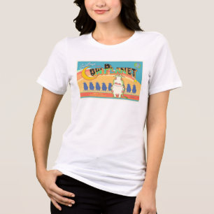 T-SHIRT EN TRI-MATIÈRE GREETINGS FROM COW