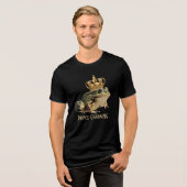 T-shirt En Tri-matière Grenouille Porter une couronne royale drôle Prince (Recto plein)