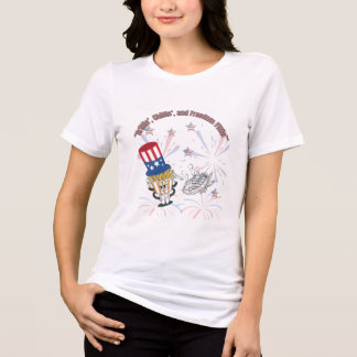 T-shirt En Tri-matière Grillin’, Chillin’ et Freedom Fillin’ - 4 juillet