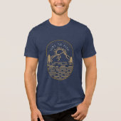 T-shirt En Tri-matière Grimper, Cast, Conquérir Randonnée à Poisson (Recto)
