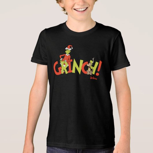 T-shirt En Tri-matière Grinch! Character Logo Graphic (Recto)