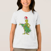 T-shirt En Tri-matière Grinch classique | Naughty (Recto)