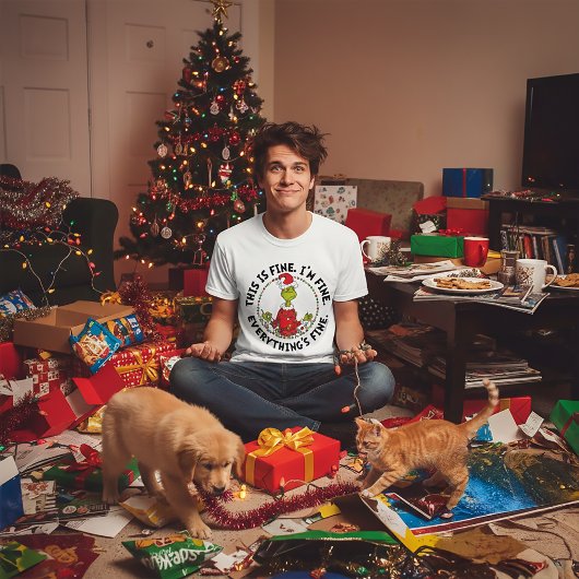 T-shirt En Tri-matière Grinch | Everything's Fine