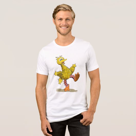 T-shirt En Tri-matière Gros oiseau d'art rétro (Recto plein)