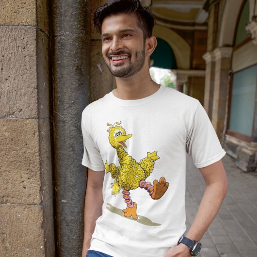 T-shirt En Tri-matière Gros oiseau d'art rétro