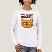 T-shirt En Tri-matière Grumpy Cat "Not Today Human" T-Shirt (Recto)