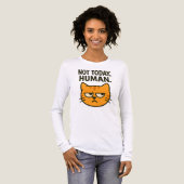 T-shirt En Tri-matière Grumpy Cat "Not Today Human" T-Shirt (Recto complet)