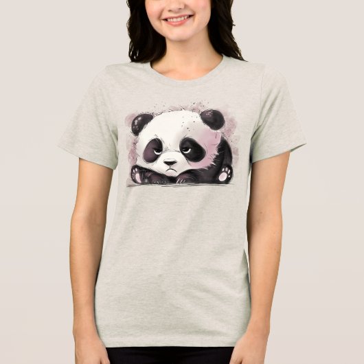 T-shirt En Tri-matière Grumpy Panda (Recto)