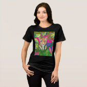 T-shirt En Tri-matière Guépard dans l'Herbe (Recto plein)
