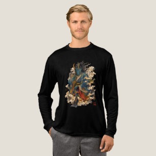 T-shirt En Tri-matière Guerrier démon Blue Oni Mythologie japonaise Yok