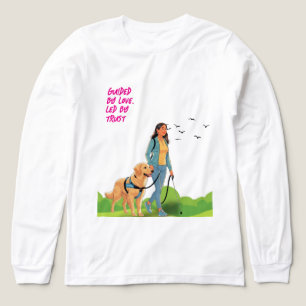 T-shirt En Tri-matière Guidée par Love - Guide Chien Conception de suppor