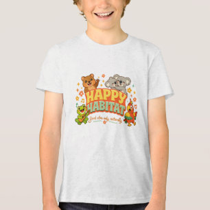 T-shirt En Tri-matière Habitat Heureux – Rien que des bonnes vibrations
