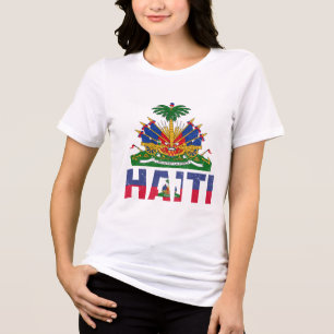 T-shirt En Tri-matière Haïti Indépendance Drapeau haïtien Jour Drapeau ha
