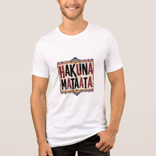 T-shirt En Tri-matière Hakuna Matata (Recto)