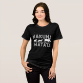 T-shirt En Tri-matière Hakuna Matata Unisex (Recto plein)