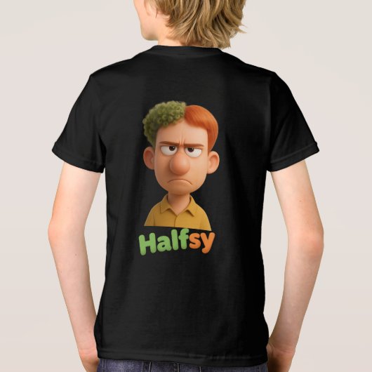 T-SHIRT  EN TRI-MATIÈRE HALFSY STYLE (Verso)