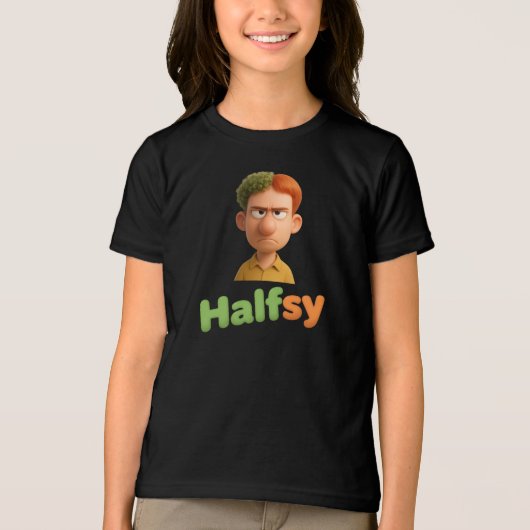 T-SHIRT  EN TRI-MATIÈRE HALFSY STYLE (Recto)