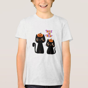 T-shirt En Tri-matière Halloween/Automne/Automne/citrouille/chat