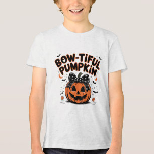 T-shirt En Tri-matière Halloween Citrouille Fun