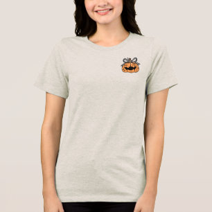 T-shirt En Tri-matière Halloween,Citrouille Visage Mignon,Drôle ,Citrouil