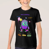T-shirt En Tri-matière Halloween Costume Party Monstres éffrayant fun Dan (Recto)