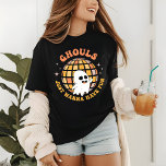 T-shirt En Tri-matière Halloween Disco Party Ghoul Modern Funny<br><div class="desc">Halloween Disco Party Ghoul Modern Funny Tri-Blend Shirt présente le texte "Ghouls just want have fun" dans la typographie de script moderne entourant s scintillant boule de disco avec un mignon fantôme. Parfait pour les fêtes et célébrations d'Halloween. Créé par Evco Studio www.zazzle.com/store/evcostudio</div>