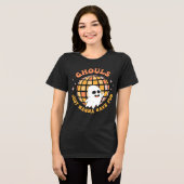 T-shirt En Tri-matière Halloween Disco Party Ghoul Modern Funny (Recto plein)